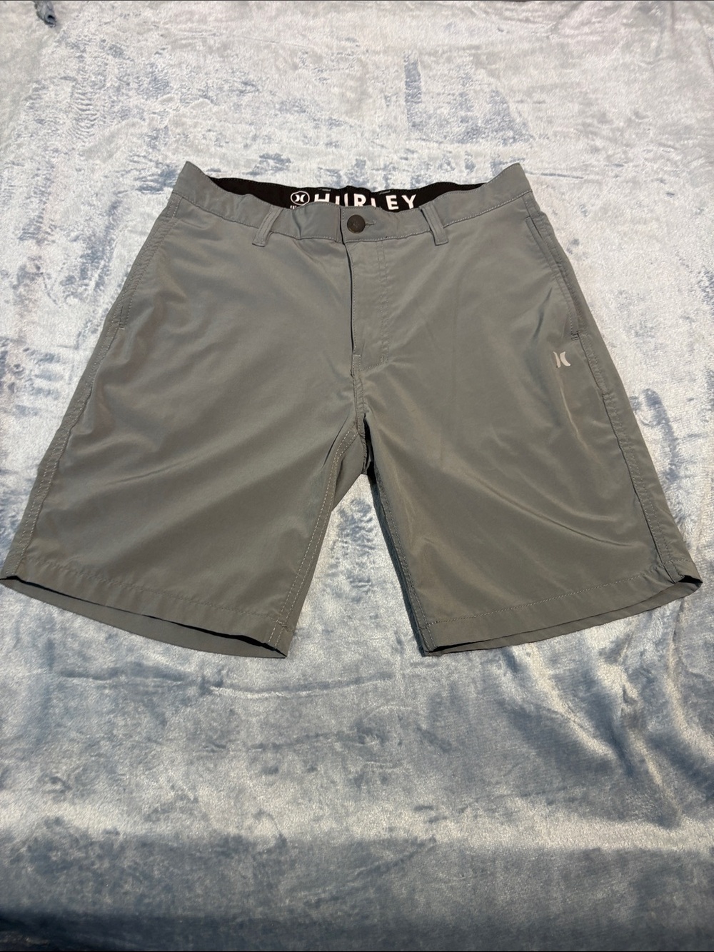Hurley Men's Flat Front Shorts - Gray